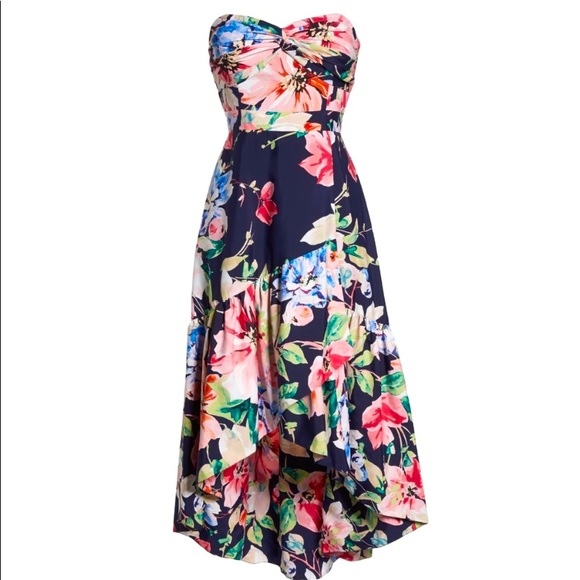 Eliza J Strapless High/Low Dress - Picture 7 of 11